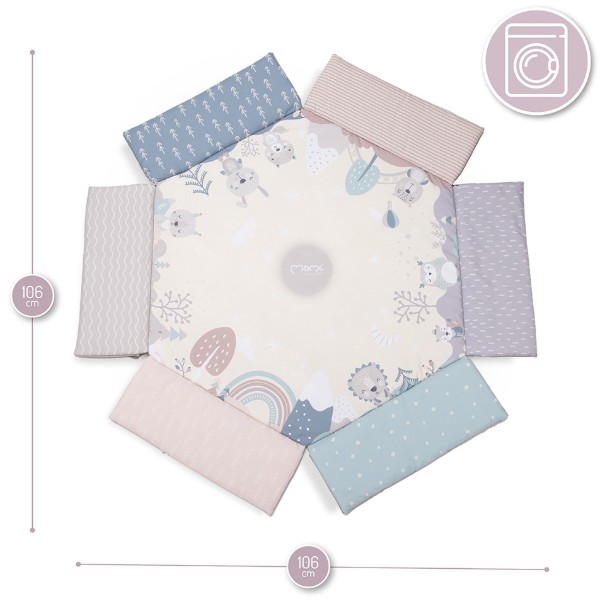 Фото - Розвиваючий килимок MoMi PASTEL